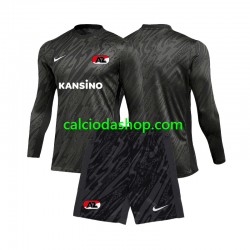 Maglia Portiere AZ Alkmaar Gara Away Completo Bambino 2-13 Anni 2024-2025 ML