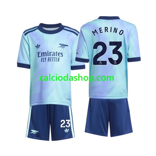 Maglia Arsenal Merino 23 Gara Terza Completo Bambino 2-13 Anni 2024-2025 MC