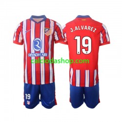 Maglia Atlético Madrid J.Alvarez 19 Gara Home Completo Bambino 2-13 Anni 2024-2025 MC