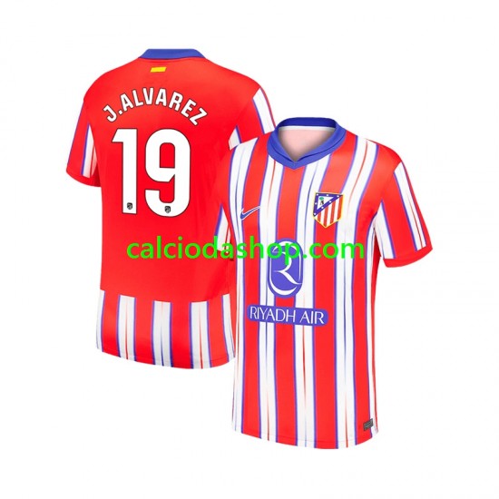 Maglia Atlético Madrid Julian Alvarez 19 Gara Home Uomo 2024-2025 MC