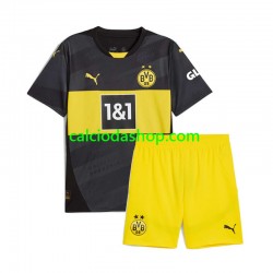 Maglia Borussia Dortmund Gara Away Completo Bambino 2-13 Anni 2024-2025 MC