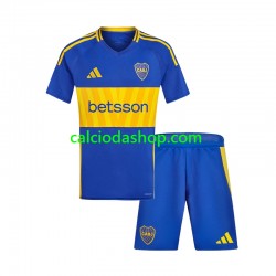 Maglia CA Boca Juniors Gara Home Completo Bambino 2-13 Anni 2024-2025 MC