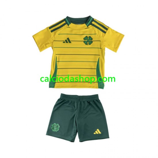 Maglia Celtic Gara Away Completo Bambino 2-13 Anni 2024-2025 MC