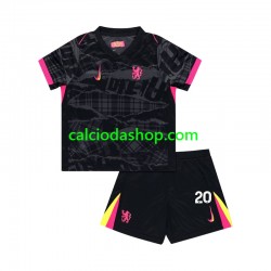 Maglia Chelsea Cole Palmer 20 Gara Terza Completo Bambino 2-13 Anni 2024-2025 MC