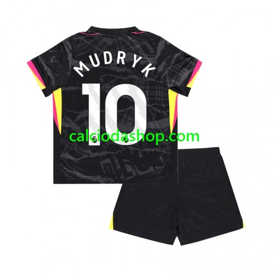 Maglia Chelsea Mychajlo Mudryk 10 Gara Terza Completo Bambino 2-13 Anni 2024-2025 MC