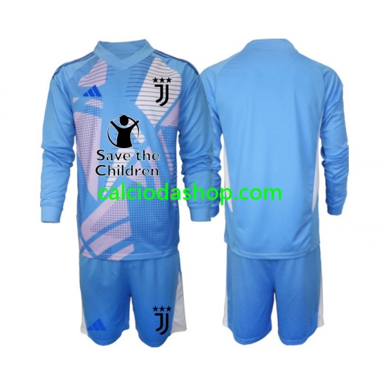 Maglia Portiere Juventus Gara Home Completo Bambino 2-13 Anni 2024-2025 ML