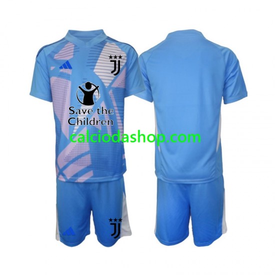 Maglia Portiere Juventus Gara Home Completo Bambino 2-13 Anni 2024-2025 MC