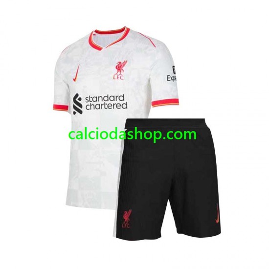 Maglia Liverpool Gara Terza Completo Bambino 2-13 Anni 2024-2025 MC