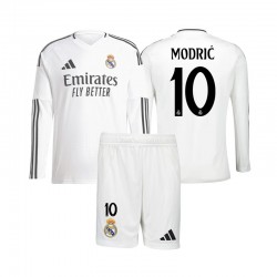 Maglia Real Madrid Modrić 10 Gara Home Completo Bambino 2-13 Anni 2024-2025 ML