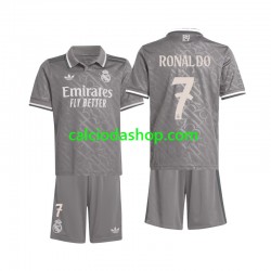 Maglia Real Madrid Ronaldo 7 Gara Terza Completo Bambino 2-13 Anni 2024-2025 MC