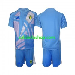 Maglia Portiere Svezia Gara Away Completo Bambino 2-13 Anni 2024 MC