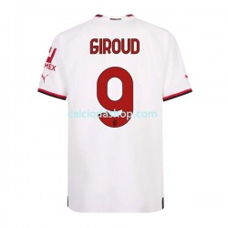 Maglia AC Milan Olivier Giroud 9 Gara Away Uomo 2022-2023 MC