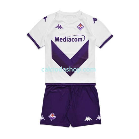 Maglia ACF Fiorentina Gara Away Completo Bambino 2-13 Anni 2022-2023 MC