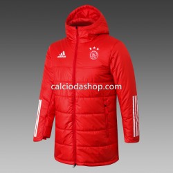 AFC Ajax Uomo Giacca con Cappuccio Fleece Rosso