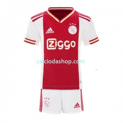 Maglia AFC Ajax Gara Home Completo Bambino 2-13 Anni 2022-2023 MC