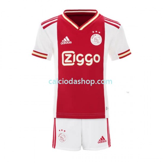 Maglia AFC Ajax Gara Home Completo Bambino 2-13 Anni 2022-2023 MC