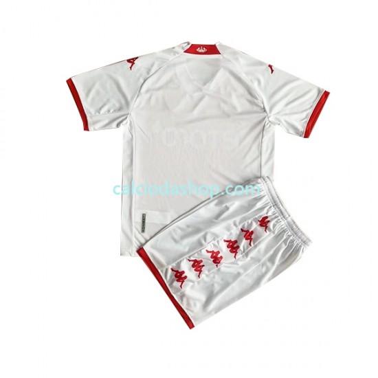 Maglia AS Monaco Gara Home Completo Bambino 2-13 Anni 2022-2023 MC