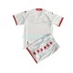 Maglia AS Monaco Gara Home Completo Bambino 2-13 Anni 2022-2023 MC