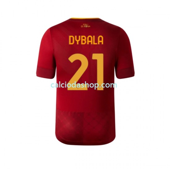 Maglia AS Roma Dybala 21 Gara Home Uomo 2022-2023 MC