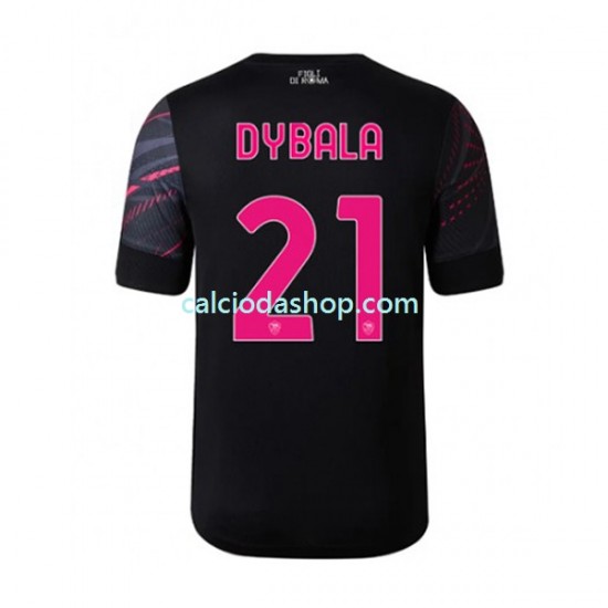 Maglia AS Roma Paulo Dybala 21 Gara Terza Uomo 2022-2023 MC