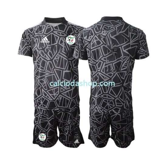 Maglia Portiere Algeria Gara Home Completo Bambino 2-13 Anni 2022 MC