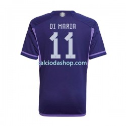 Maglia Argentina Di Maria 11 Gara Away Uomo Mondiali 2022 MC