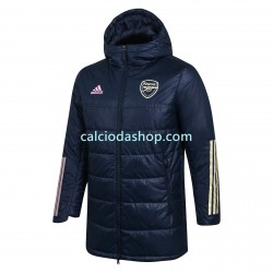 Arsenal Uomo Giacca con Cappuccio Fleece Blu