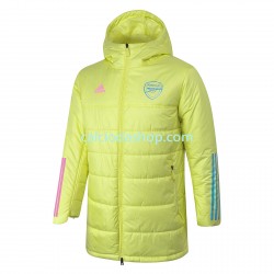 Arsenal Uomo Giacca con Cappuccio Fleece Giallo