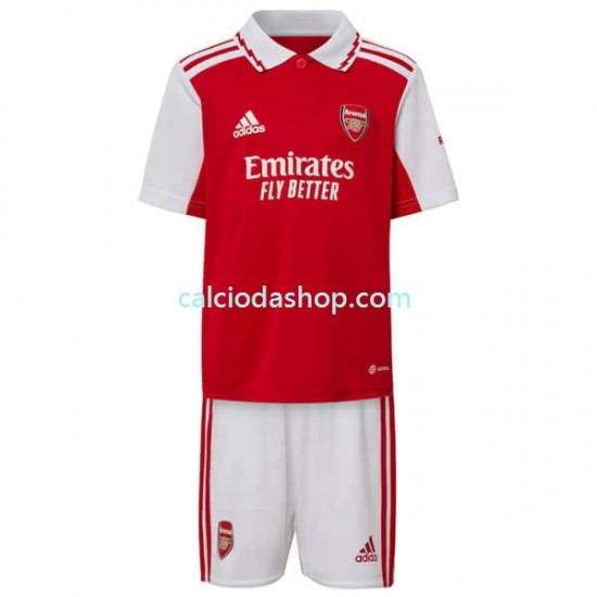 Maglia Arsenal Gara Home Completo Bambino 2-13 Anni 2022-2023 MC