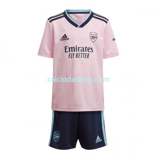 Maglia Arsenal Gara Terza Completo Bambino 2-13 Anni 2022-2023 MC