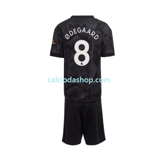 Maglia Arsenal Odegaard 8 Gara Away Completo Bambino 2-13 Anni 2022-2023 MC