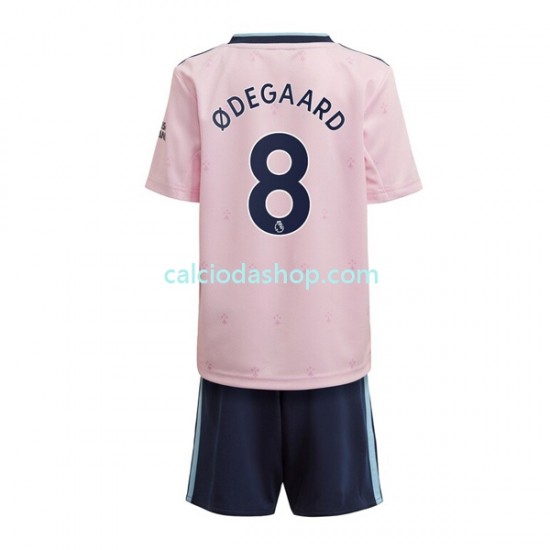 Maglia Arsenal Odegaard 8 Gara Terza Completo Bambino 2-13 Anni 2022-2023 MC