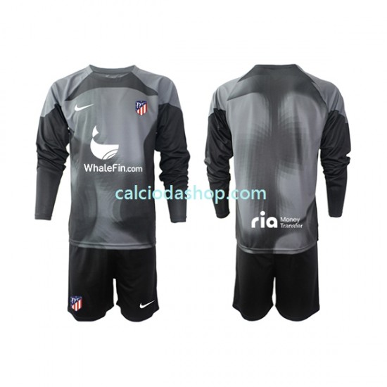 Maglia Portiere Atlético Madrid Gara Away Completo Bambino 2-13 Anni 2022-2023 ML