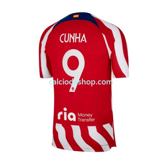 Maglia Atlético Madrid Matheus Cunha 9 Gara Home Uomo 2022-2023 MC