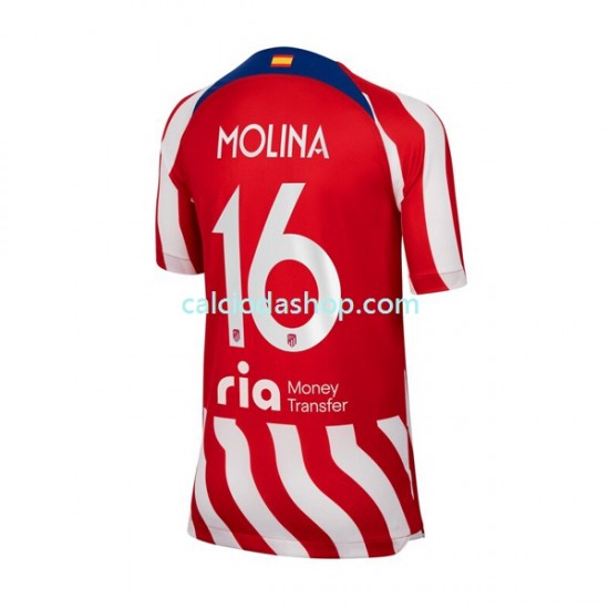 Maglia Atlético Madrid Nahuel Molina 16 Gara Home Uomo 2022-2023 MC