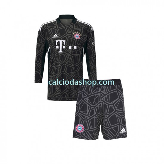 Maglia Portiere FC Bayern München Gara Away Completo Bambino 2-13 Anni 2022-2023 ML