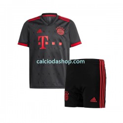 Maglia FC Bayern München Gara Terza Completo Bambino 2-13 Anni 2022-2023 MC