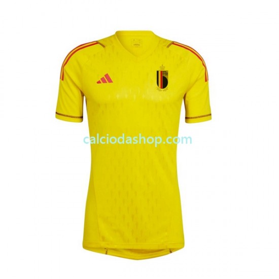 Maglia Portiere Belgio Gara Away Uomo Mondiali 2022 MC