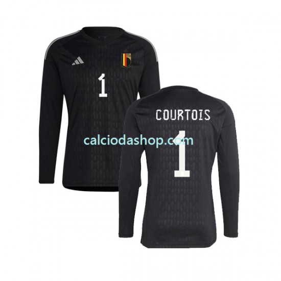 Maglia Portiere Belgio Courtois 1 Gara Away Uomo 2022 ML