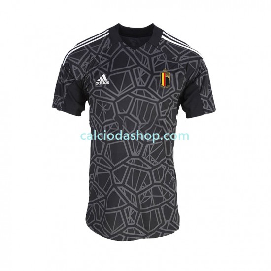 Maglia Portiere Belgio Gara Home Uomo Mondiali 2022 MC