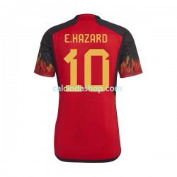 Maglia Belgio Hazard 10 Gara Home Uomo Mondiali 2022 MC