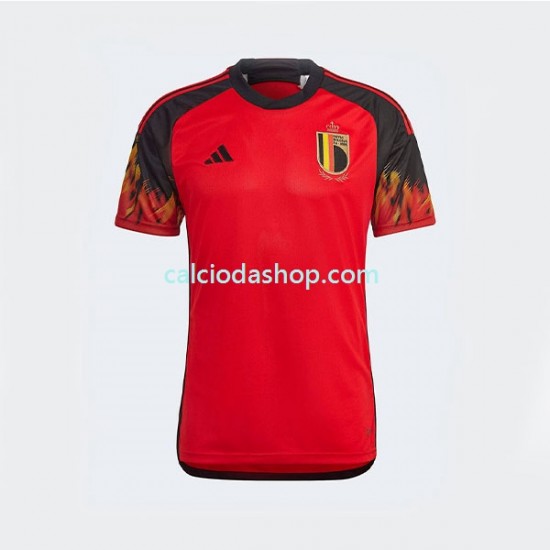 Maglia Belgio Gara Home Uomo Mondiali 2022 MC