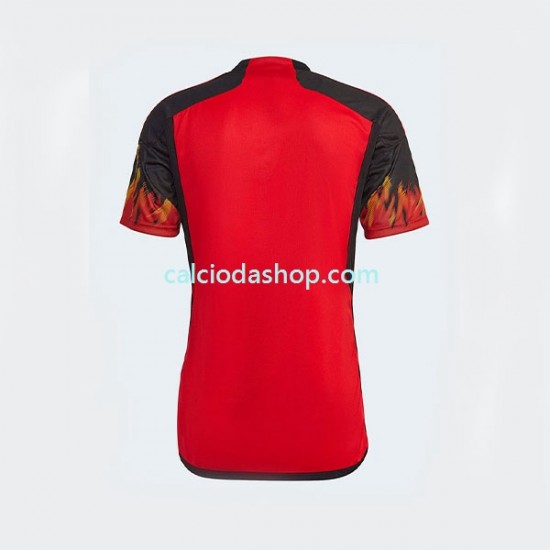 Maglia Belgio Gara Home Uomo Mondiali 2022 MC