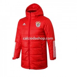 Benfica Uomo Giacca con Cappuccio Fleece Rosso