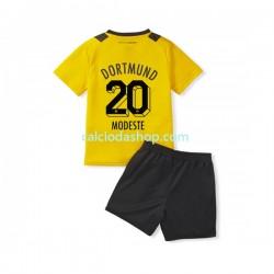 Maglia Borussia Dortmund Anthony Modeste 20 Gara Home Completo Bambino 2-13 Anni 2022-2023 MC