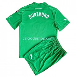 Maglia Portiere Borussia Dortmund Gara Away Completo Bambino 2-13 Anni 2022-2023 MC