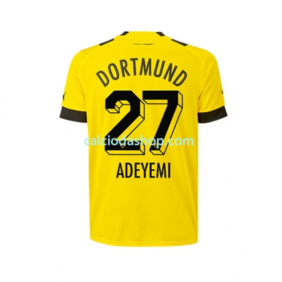 Maglia Borussia Dortmund Karim Adeyemi 27 Gara Home Uomo 2022-2023 MC