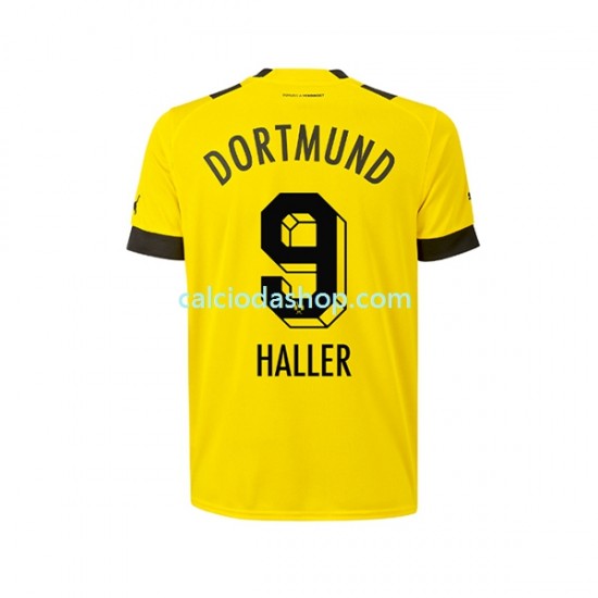 Maglia Borussia Dortmund Sebastien Haller 9 Gara Home Uomo 2022-2023 MC