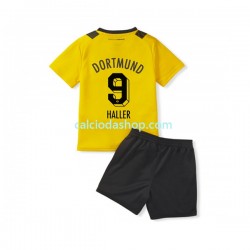 Maglia Borussia Dortmund Sebastien Haller 9 Gara Home Completo Bambino 2-13 Anni 2022-2023 MC