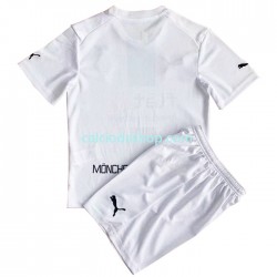 Maglia Borussia Mönchengladbach Gara Home Completo Bambino 2-13 Anni 2022-2023 MC